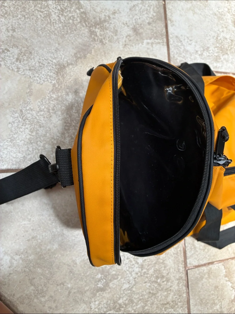Pajar Men's Orange Duffel Bag with Black Straps